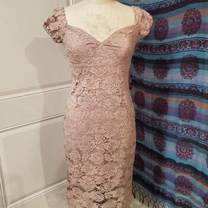 Lilac Lace Express Cocktail Dress